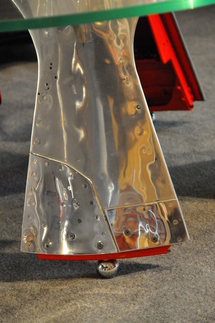 Table basse "Cône" d'hélice d'avion Breguet Atlantique - vendue Table basse "Cône" d'hélice d'avion Breguet Atlantique - vendue