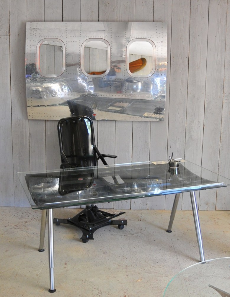 "Miroir double" Carlingue avion US - Vendu "Miroir double" Carlingue avion US - Vendu