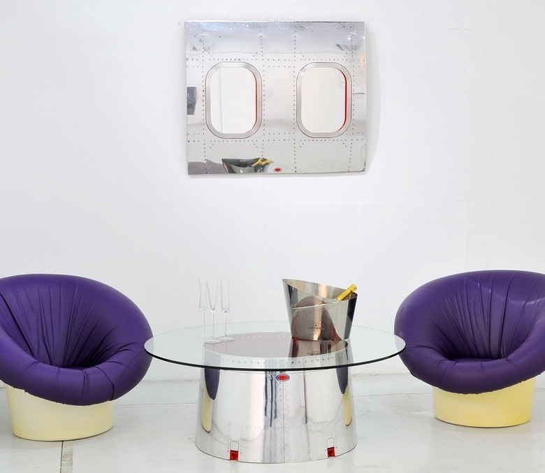 "Miroir double" Carlingue avion US - Vendu "Miroir double" Carlingue avion US - Vendu