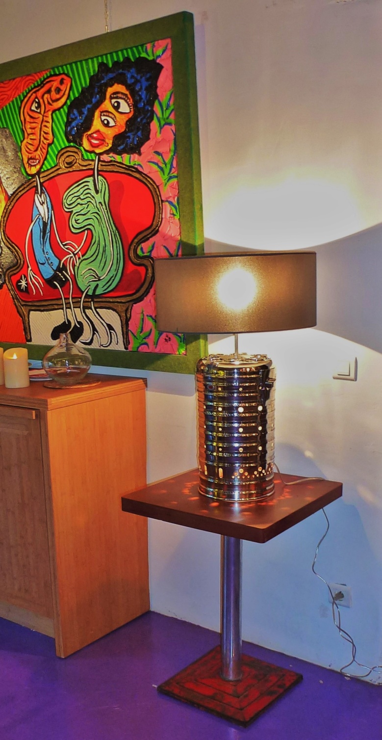 Lampe "Chambre de combustion de réacteur" Lampe "Chambre de combustion de réacteur"