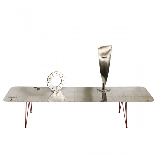 Table de salon - Trappe d'aile d'avion Broussard Table de salon - Trappe d'aile d'avion Broussard