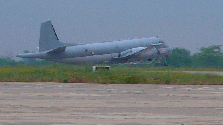 Bureau ou Table de salle à manger aéronautique "Trappe" d'avion Breguet Atlantique